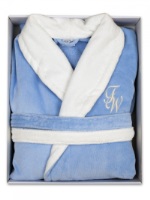 Удлиненный махровый халат VIEW (Blue Bell -голубой)
