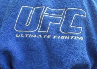 Мужской махровый халат с вышивкой Ultimate Fighting Club