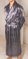 Легкий бамбуковый халат Люкс 12500(серый)