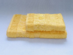 Шикарный комплект из 2-х бамбуковых полотенец Vissel Gold